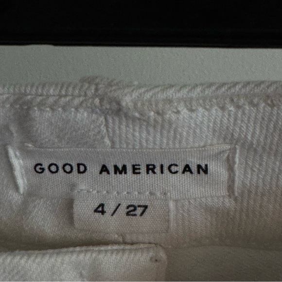 Good American GOOD WAIST CROPPED PALAZZO JEANS - Picture 4 of 6
